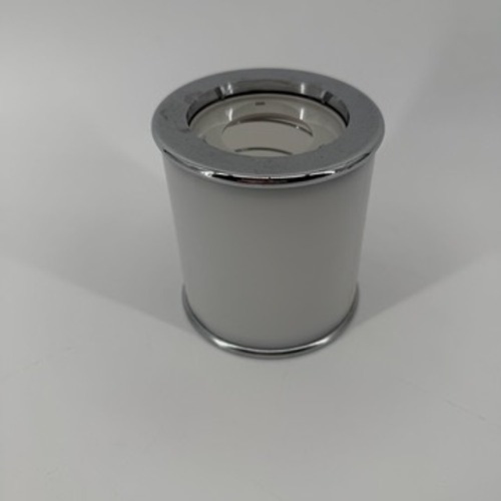 Dixie 3 Oz Cup Holder White Chrome Spring Loaded Bathroom Countertop Dispenser